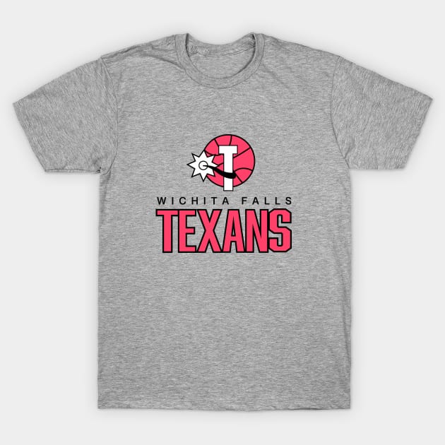 Vintage Wichita Falls Texans Basketball 1988 T-Shirt by LocalZonly